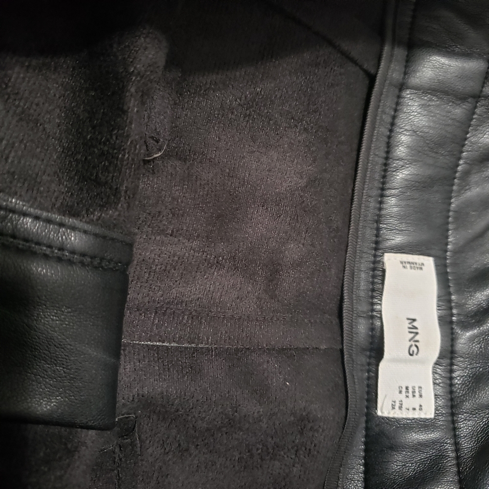 High Waisted Faux Leather Pants - Picture 8 of 10